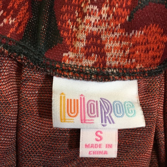 Lularoe Floral Print Madison A Line Skirt - Picture 4 of 4